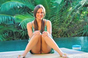 Abigail FTV Nude Pictures Abigail busty and wet