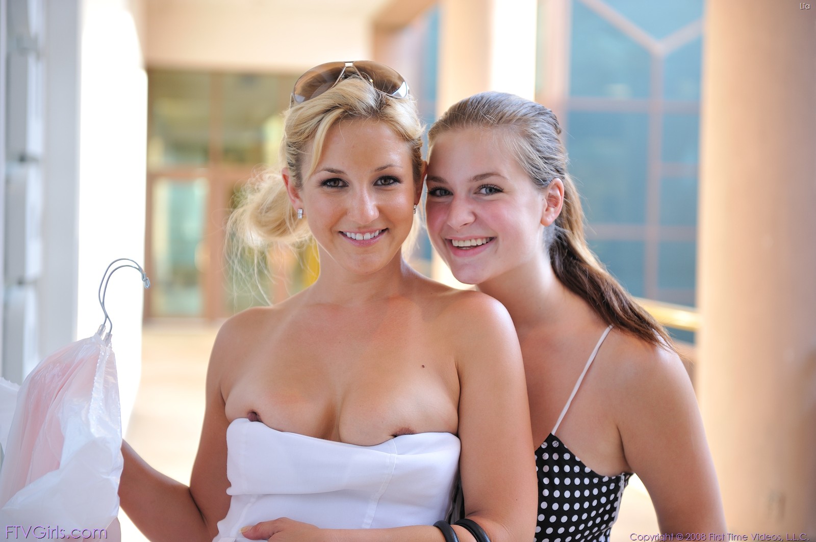 Lia 19 just loves public places