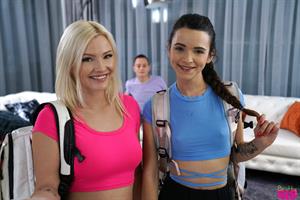 Nikki Nutz Nude Pictures Zazie has been fucking her stepbrother and her friend Ohana Petite wants in on the action during their sleepover