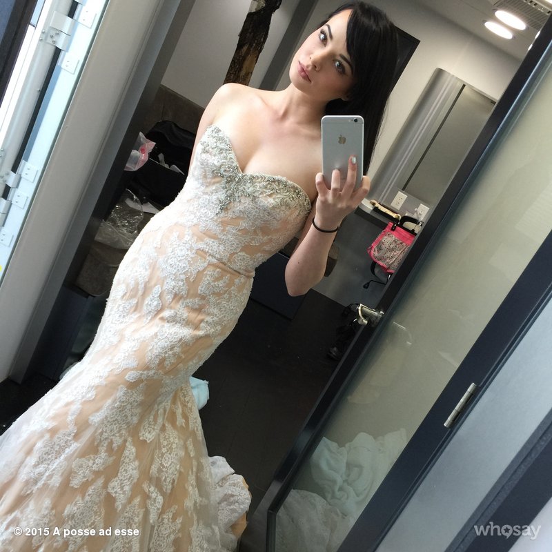 Ashley Rickards taking a selfie