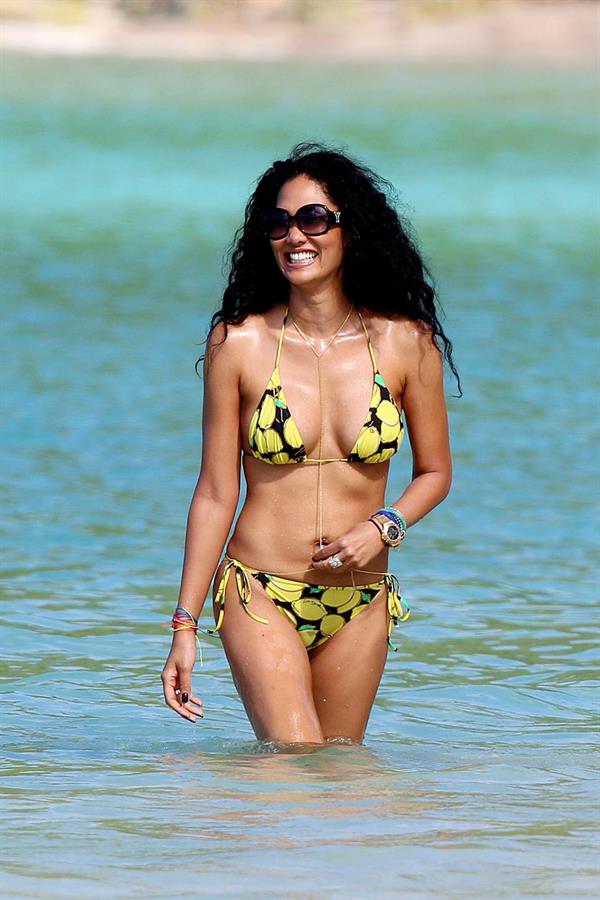 Kimora Lee Simmons in a bikini