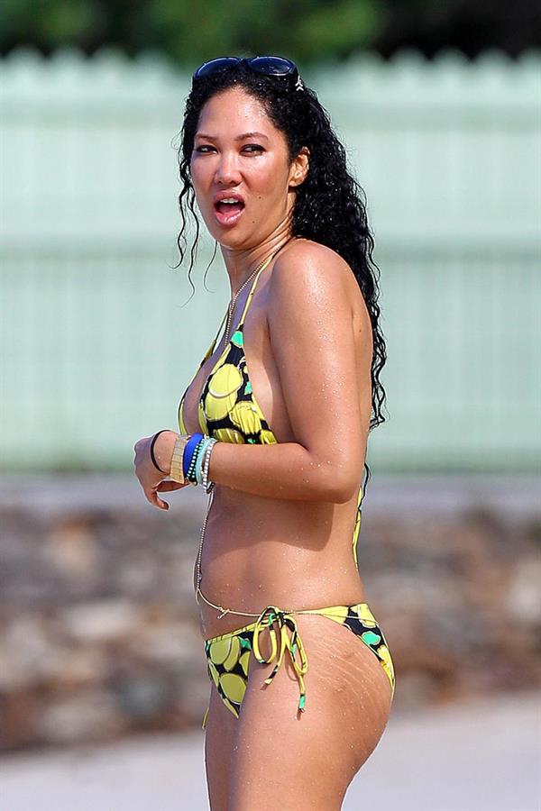 Kimora Lee Simmons in a bikini