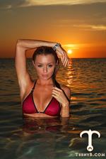 Aspen Brandy Lea in a bikini