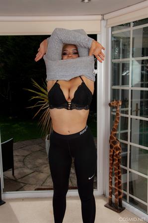 Gina Johnson Nude Pictures Gina's Doing Some Yoga