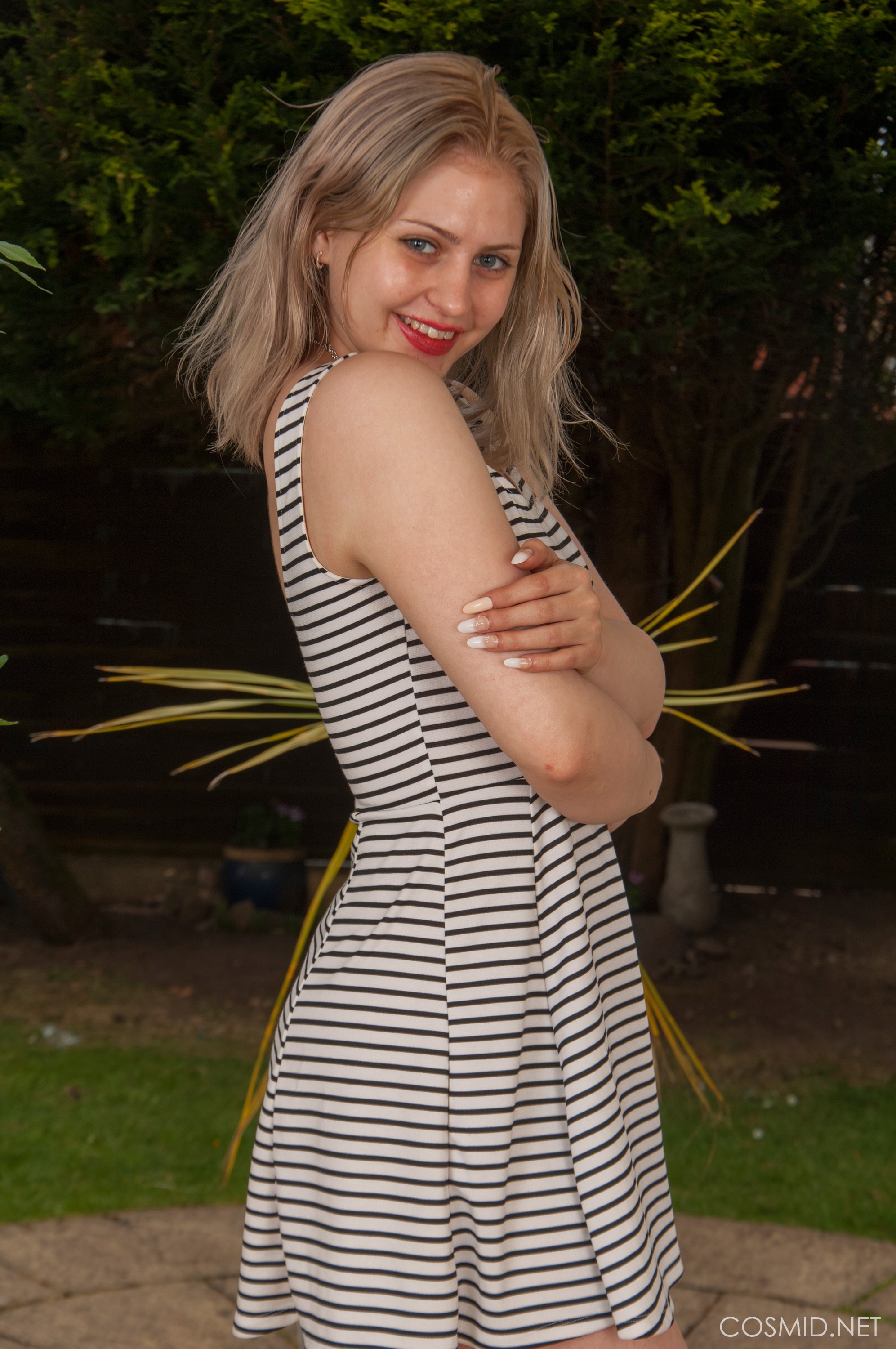 Georgia's Striped Dress