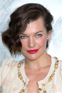 Milla Jovovich - Chanel Show at Paris Fashion Week Haute Couture F/W 2012/13 (July 3, 2012)