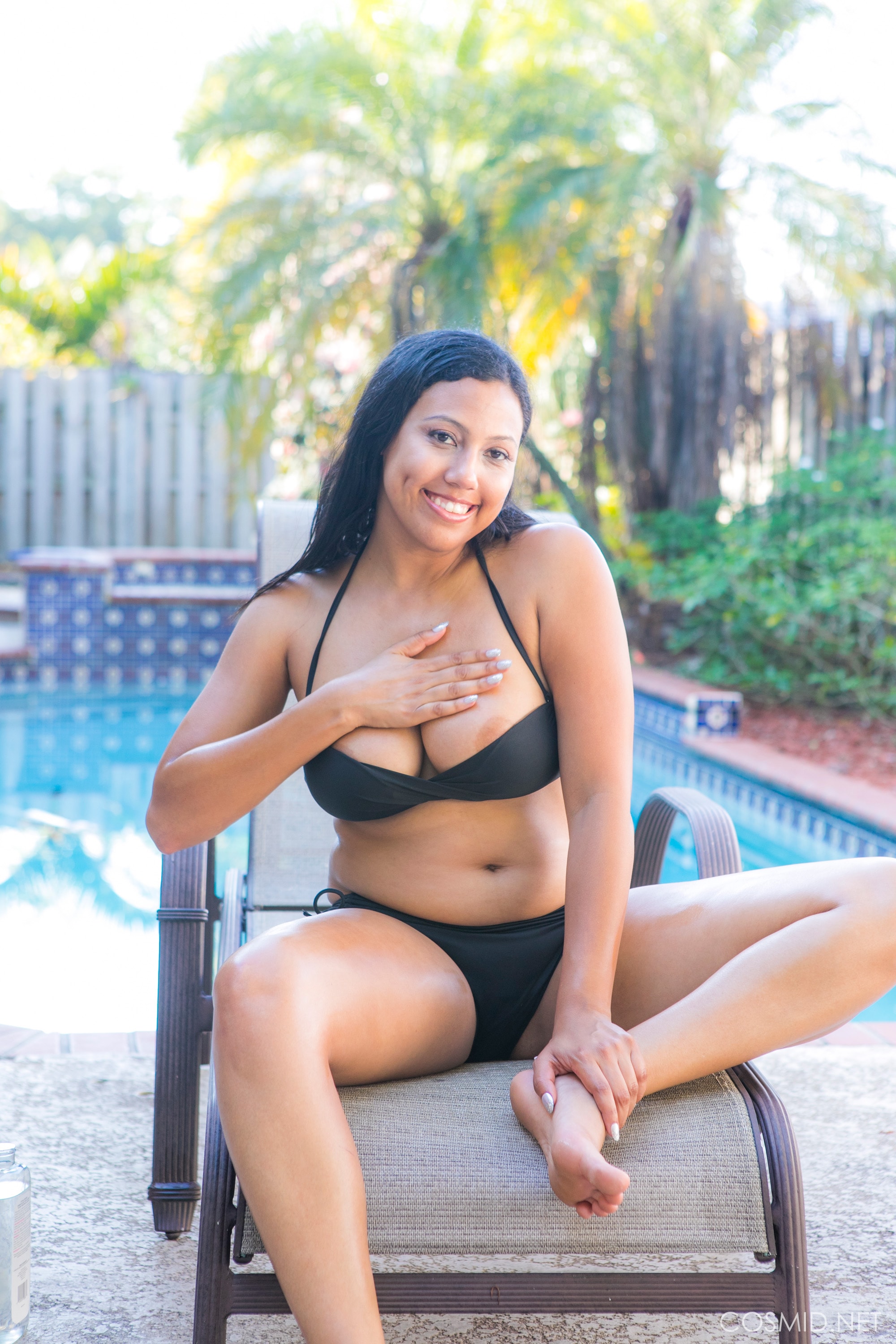 Cassie's Black Bikini