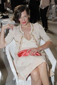 Milla Jovovich - Chanel Show at Paris Fashion Week Haute Couture F/W 2012/13 (July 3, 2012)