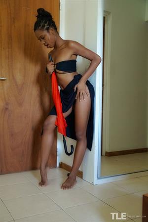 Oli H Nude Pictures Red Umbrella 1