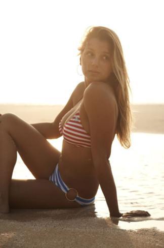 Maya Gabeira in a bikini