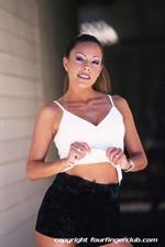 Petite lesbian women strips & dildo fucks her girlfriend