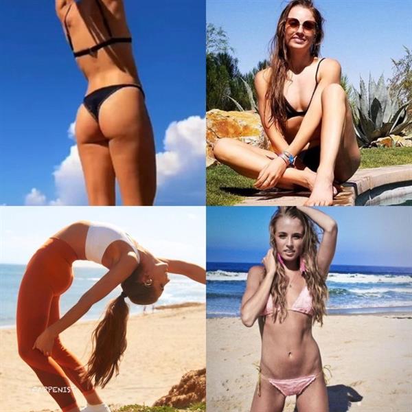 Rachel DeMita braless boobs showing nice cleavage with her tits, hot ass, legs, and tight model body in thong bikinis and revealing outfits from her private pics as well as photoshoots for her sexy photo collection. The gorgeous sports tv host is from Ohio her birthday is June 14th 1990 her height is 5'8  tall with cup size 32B tits that are real.