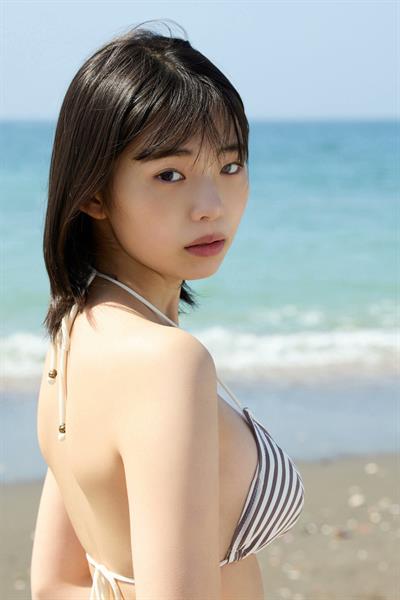 Hina Kikuchi in a bikini