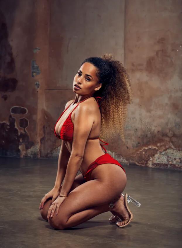 Amber Gill in a bikini