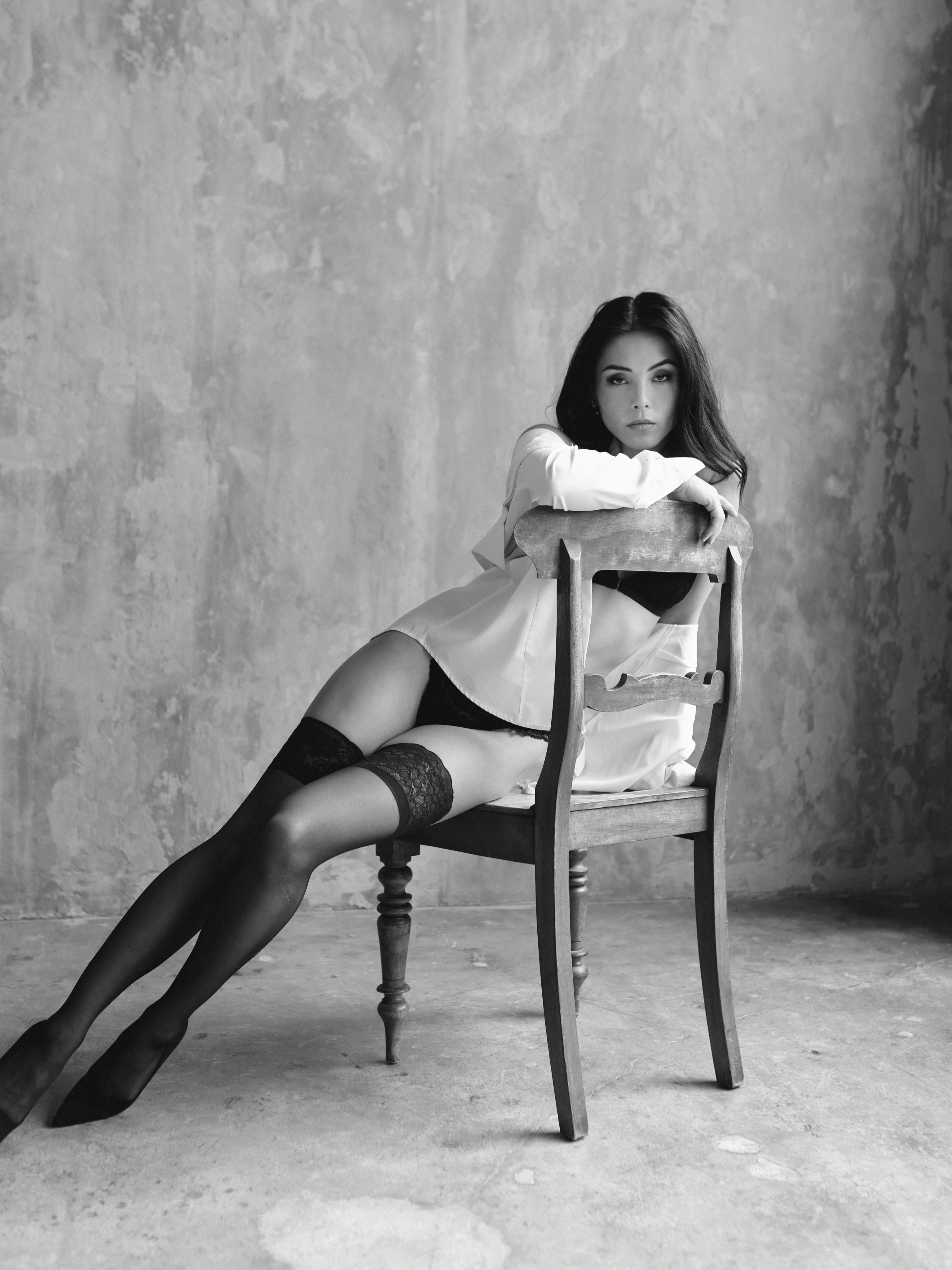Anna Akana in lingerie