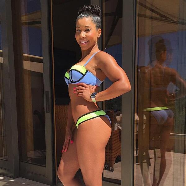 Jeanette Jenkins in a bikini