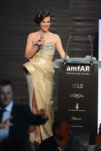 Milla Jovovich - amfAR's Cinema Against AIDS benefit in Antibes - 5/24/12