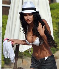 Georgia Salpa in a bikini