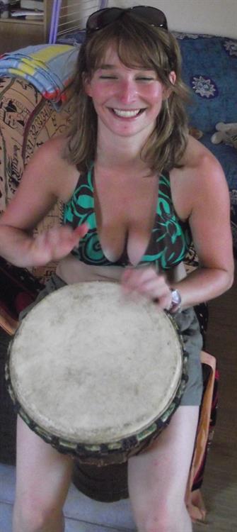 Anonymous in a bikini