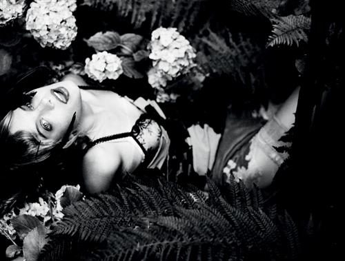 Camille Rowe in lingerie