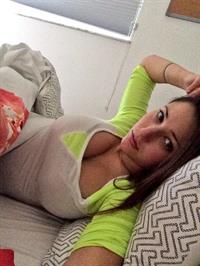 Angie Varona taking a selfie