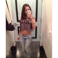 Angie Varona taking a selfie