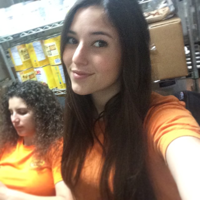 Angie Varona taking a selfie