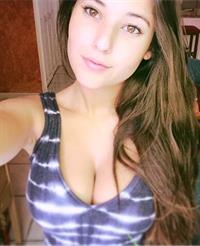 Angie Varona taking a selfie