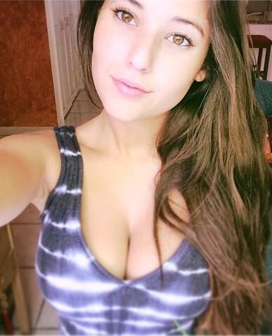 Angie Varona taking a selfie