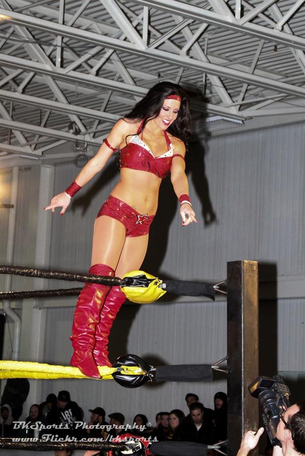 Santana Garrett in a bikini