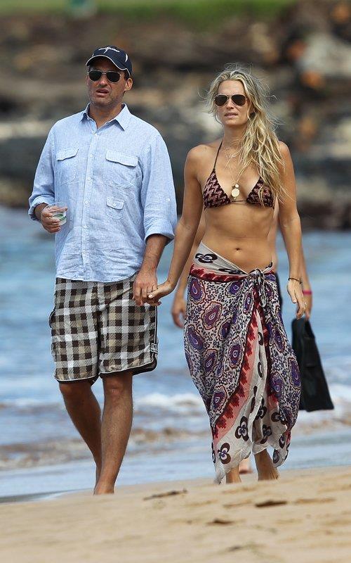 Molly Sims in a bikini