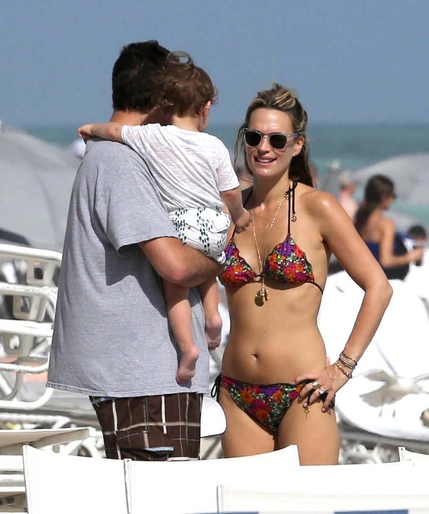 Molly Sims in a bikini
