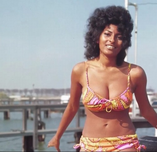 Pam Grier in a bikini