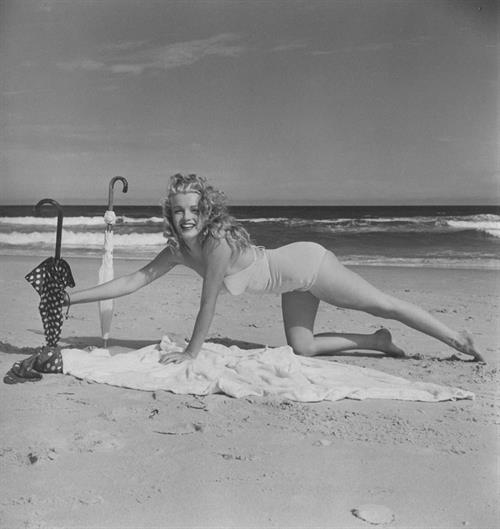Marilyn Monroe in a bikini