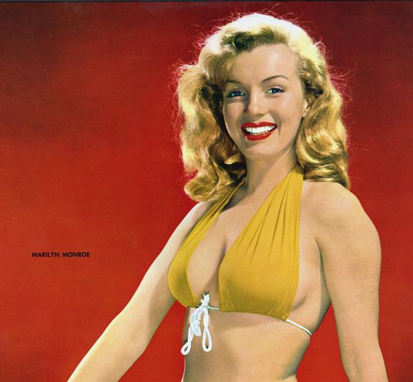 Marilyn Monroe in a bikini