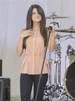 Selena Gomez performs at the Good Morning America GMA Summer Concert Series in New York City on June 17, 2011