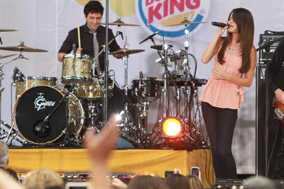 Selena Gomez performs at the Good Morning America GMA Summer Concert Series in New York City on June 17, 2011
