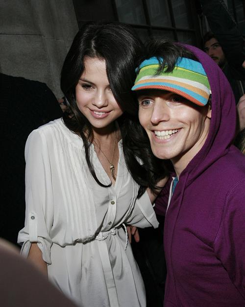 Selena Gomez Pictures Selena Gomez arrives at BBC radio 1 in London on April 11, 2010