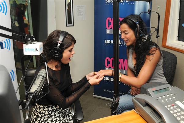 Selena Gomez at Sirius XM radio network in New York on June 28, 2011