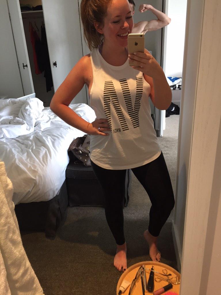 Tanya Burr taking a selfie