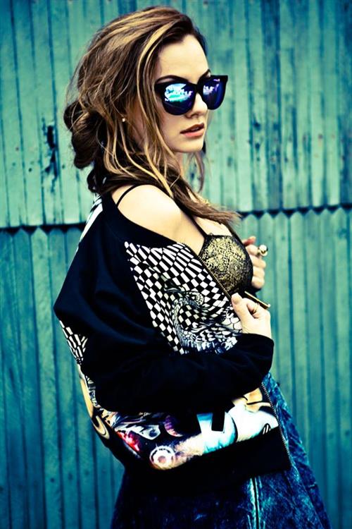 Alexandra Stan in lingerie