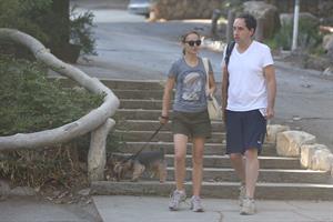 Natalie Portman – walking her dog in LA 8/16/13  