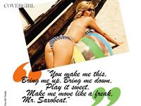 Alexandra Stan in a bikini - ass