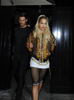 Rita Ora at the Chiltern Firehouse in central London, June 21, 2014