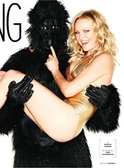 Malin Akerman in a bikini