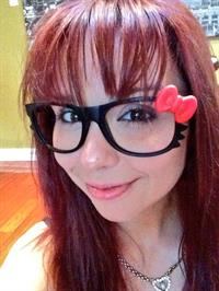 Ariel Rebel taking a selfie