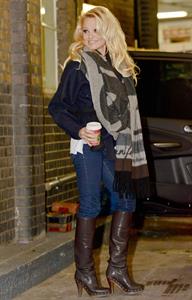 Pamela Anderson At ITV Studios in London 03.01.13 