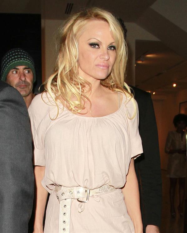 Pamela Anderson Mario Testino Gallery Exhibition Opening West Hollywood February 23, 2013 